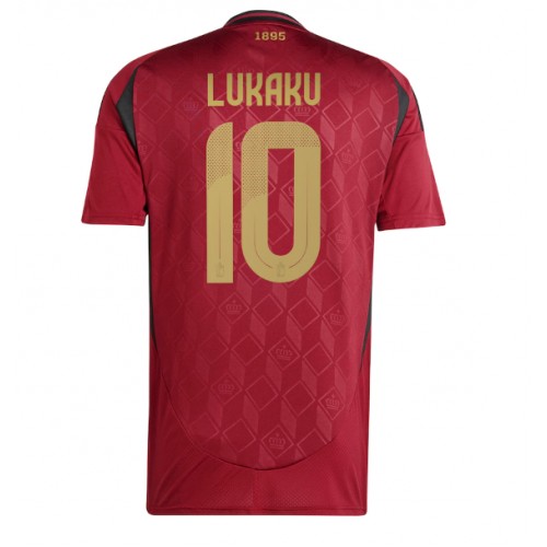 Fotbalové Dres Belgie Romelu Lukaku #10 Domácí ME 2024 Krátký Rukáv